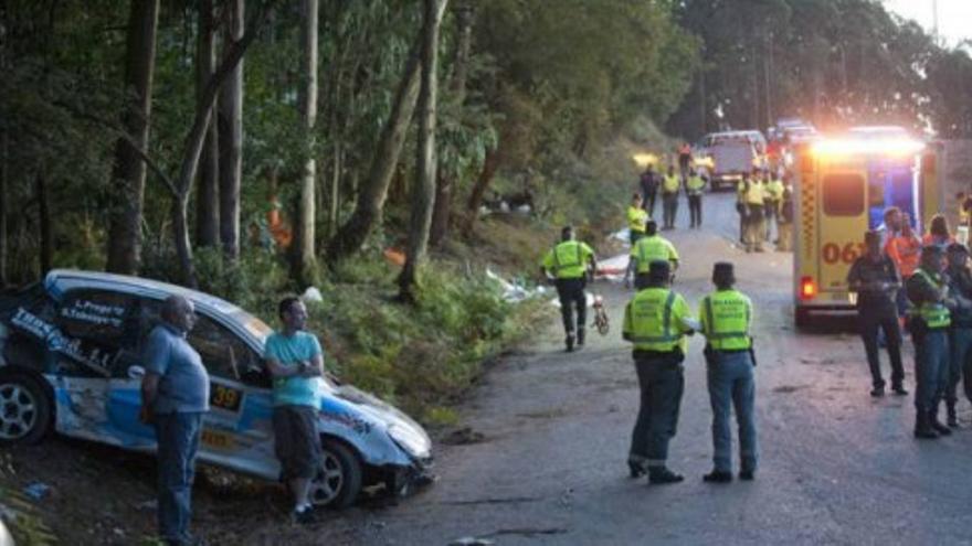 Seis muertos en un accidente en el Rally de A Coruña