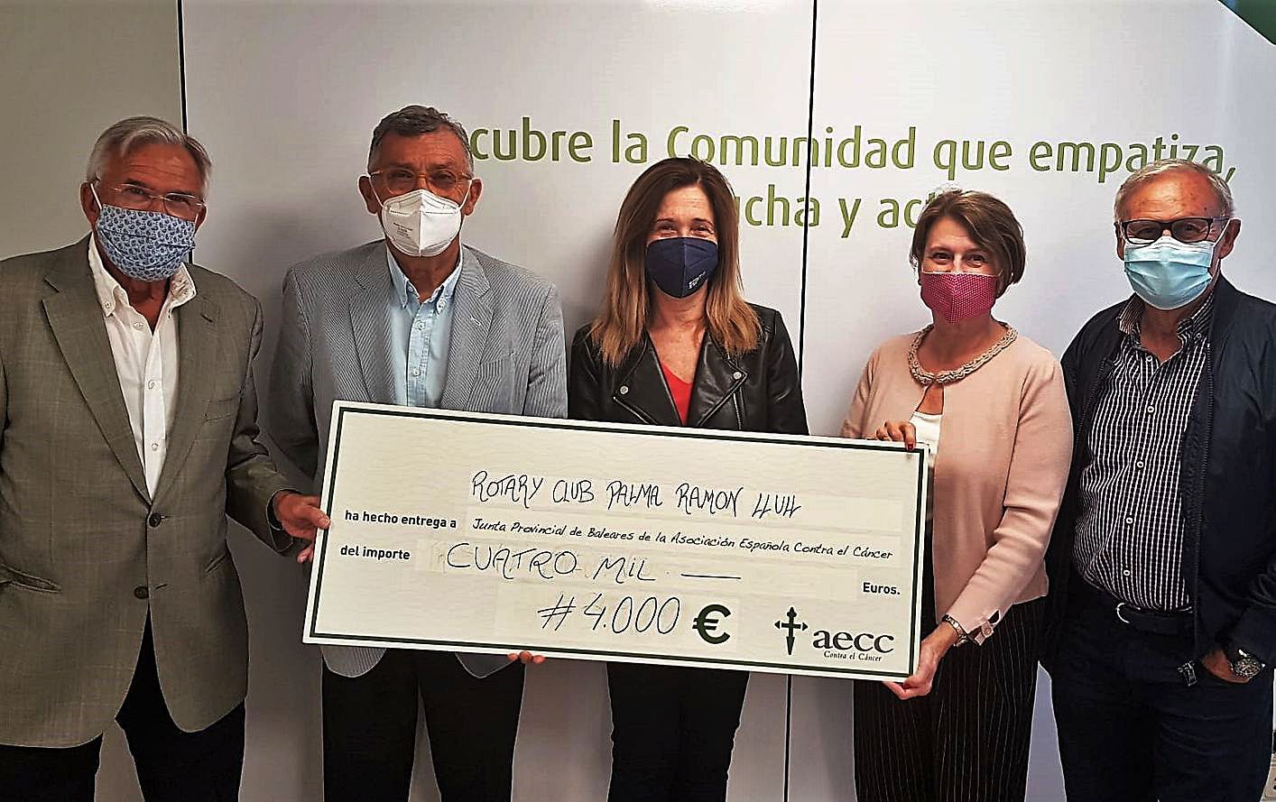Subasta solidaria El Rotary Club Palma recauda 4.000 euros para la AECC | AECC BALEARS