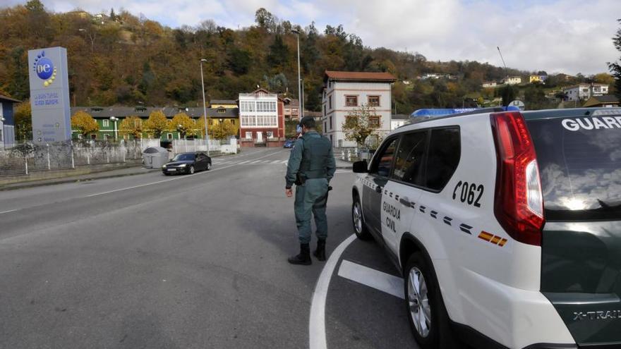 Un control de la Guardia Civil.