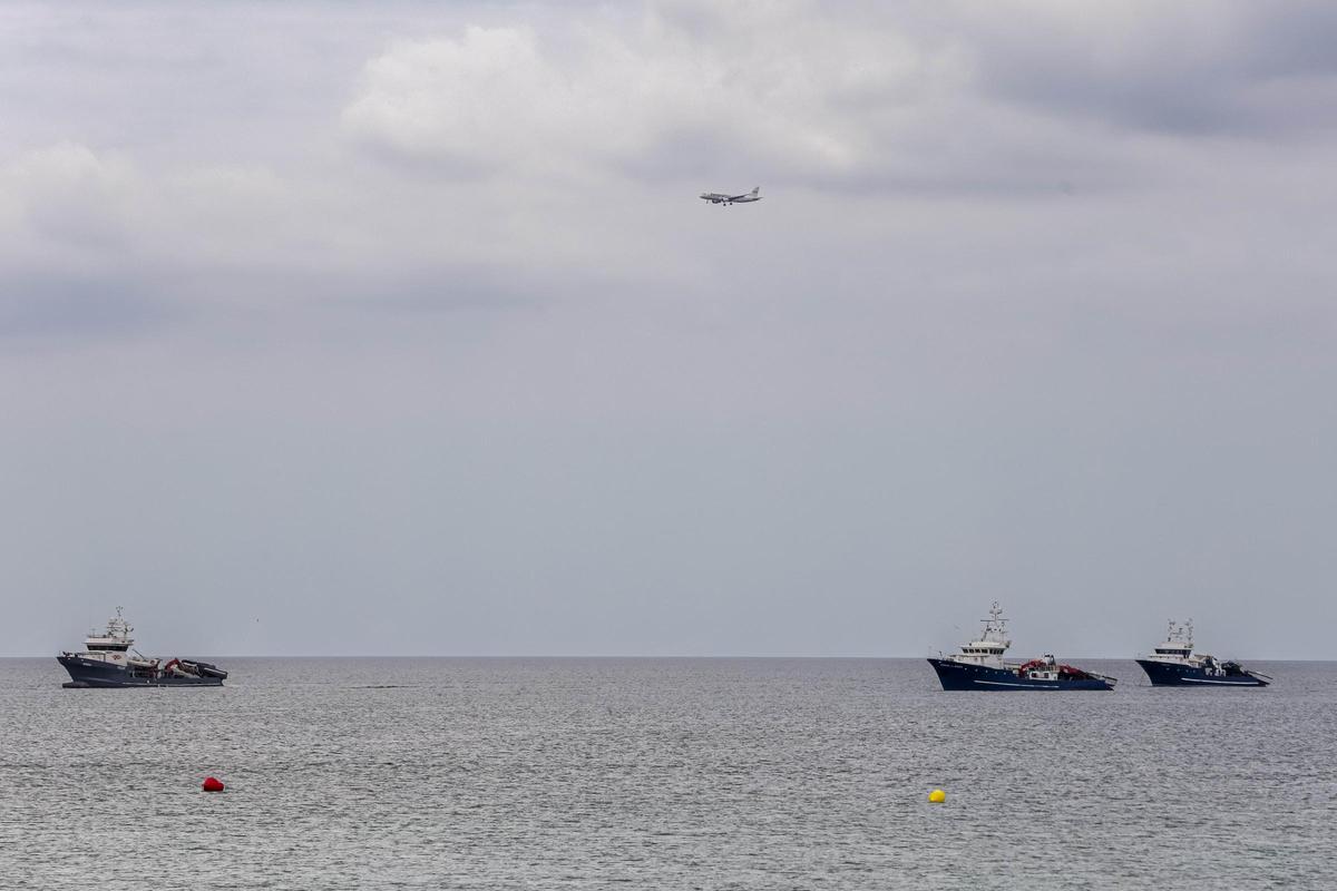 Algunos de los barcos que ya se han visto en la costa mallorquina.