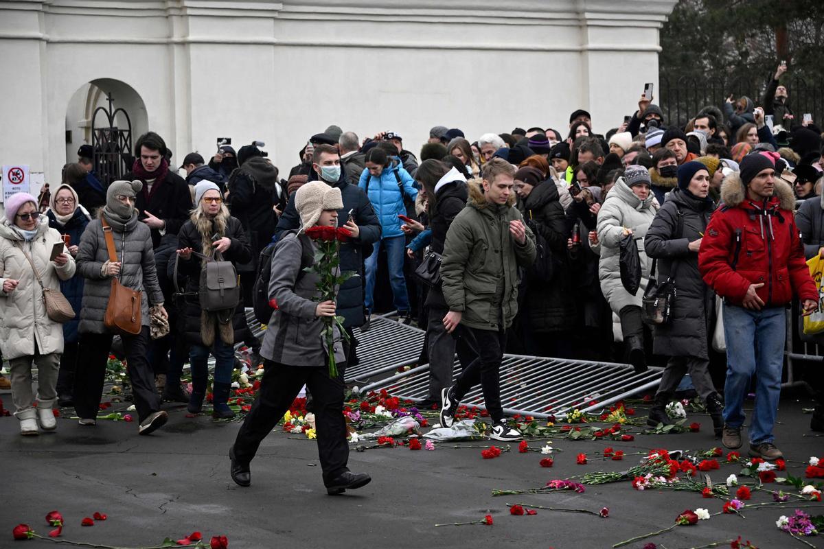 Funeral y ceremonia de despedida del político opositor ruso Alexei Navalny en Moscú