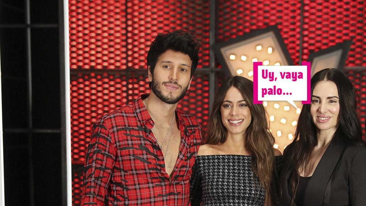 Sebastián Yatra y Tini Stoessel en el photocall de 'La Voz'