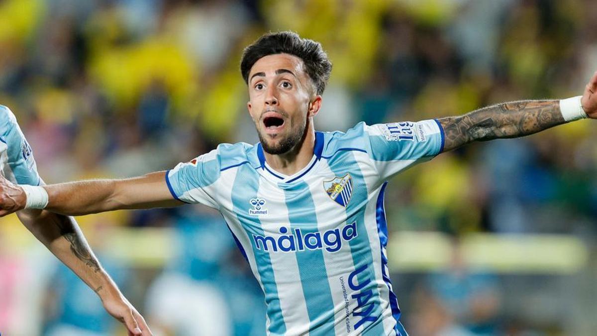 El Málaga se adelantó en la eliminatoria contra Las Palmas en Gran Canaria