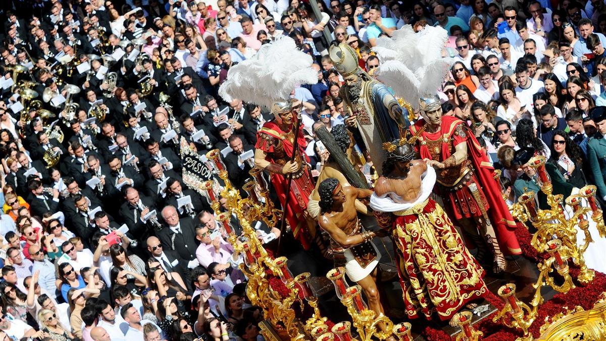 Último Domingo de Ramos con procesiones | Nuestro Padre Jesús de las Penas, en la salida procesional del 2019.