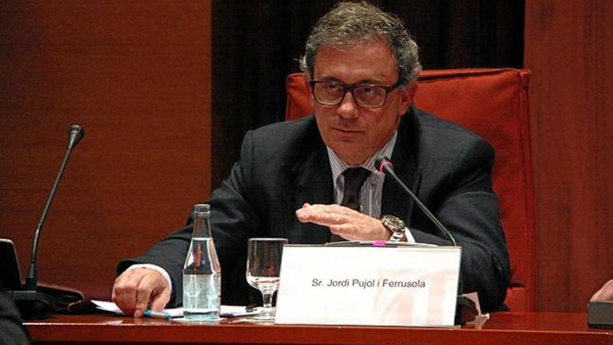 Jordi Pujol Ferrusola, en la seva compareixença al Parlament