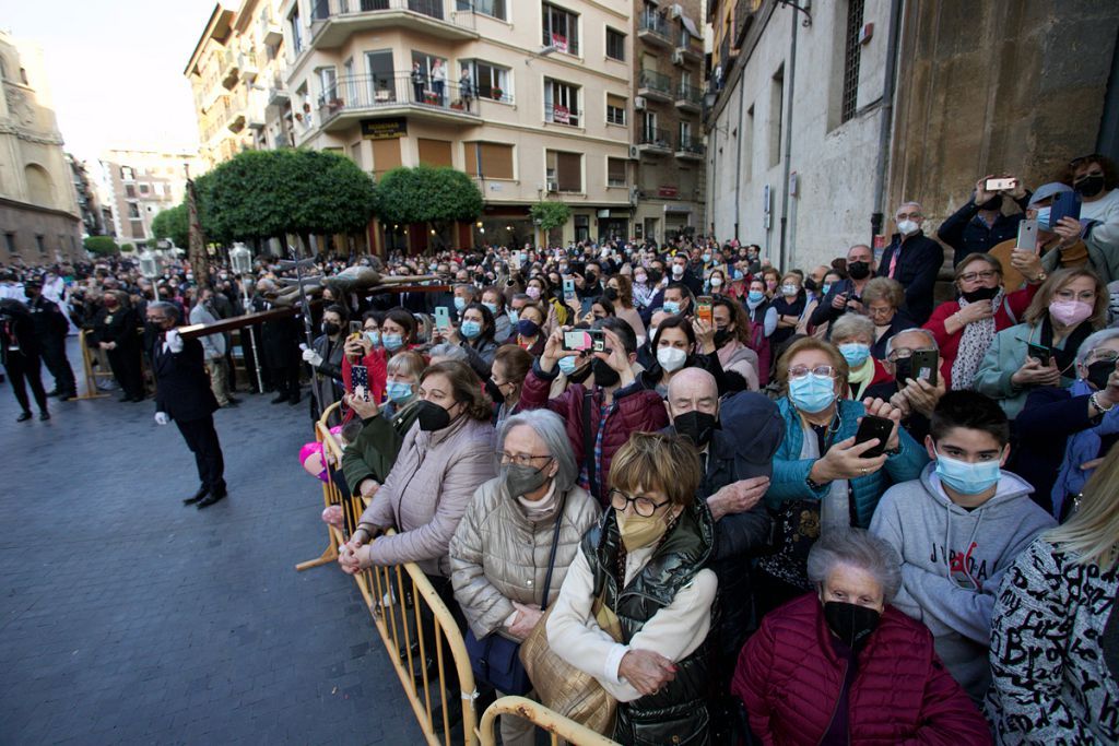 La Virgen de la Fuensanta sale en procesión rogativa por el fin de la guerra en Ucrania