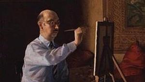 Retrato de  Lord Berners por Rex Whistler (1929).