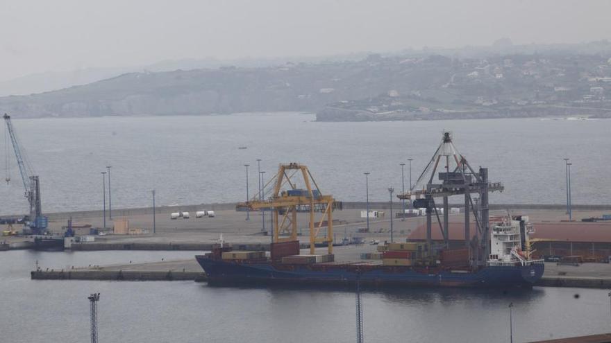 Zona del muelle donde estaba el punto de atraque de la autopista del mar