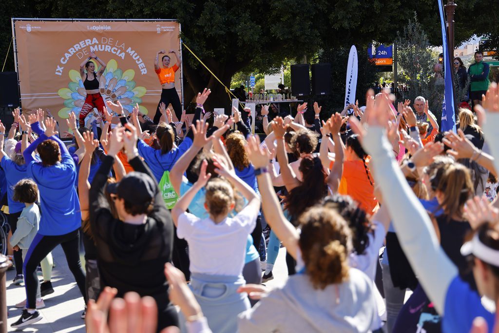 Las imágenes de la clase de zumba tras la Carrera de la Mujer