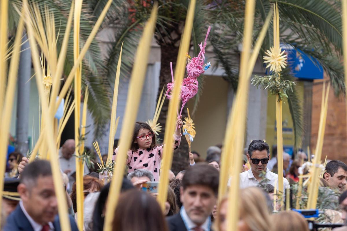 Mañana de procesiones del Domingo de Ramos en Alicante