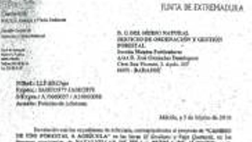 El documento oficial que prohibió la tala