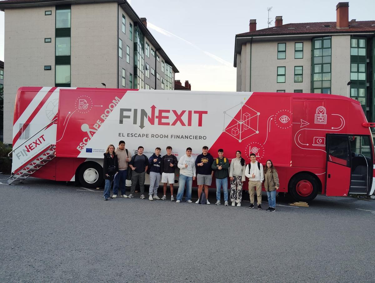 El reto del 'escape room' plantea una misión que requiere del conocimiento de conceptos financeiros clave