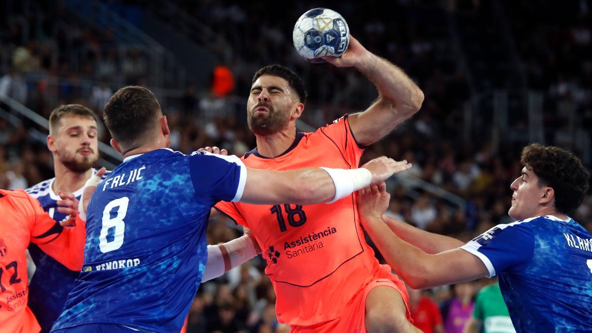 Blaz Janc y la dureza defensiva del RK Zagreb