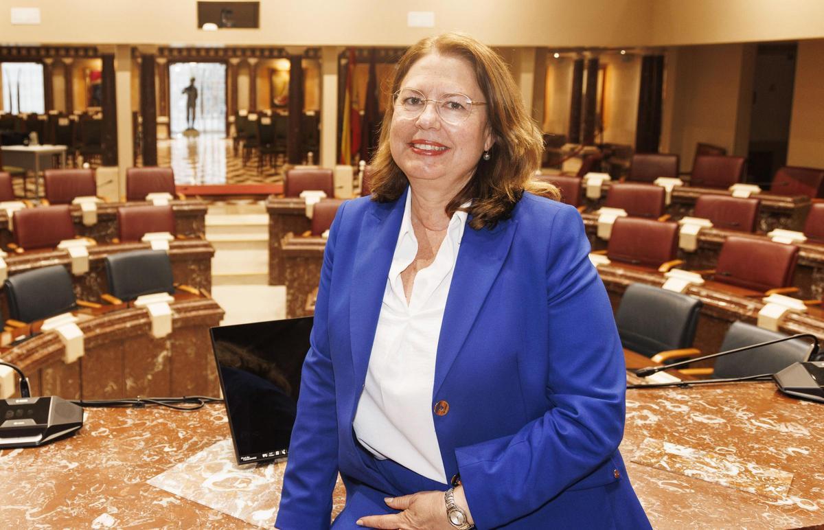 Visitación Martínez, presidenta de la Asamblea Regional de Murcia,