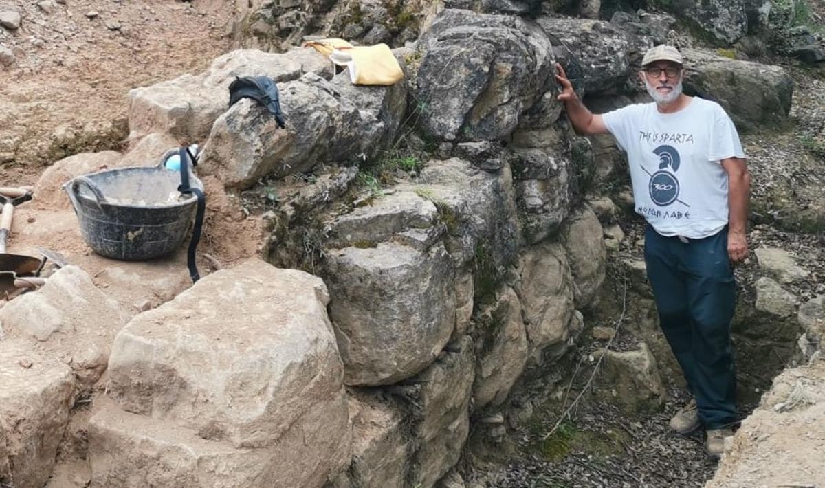 Ramon Cardona en un jaciment