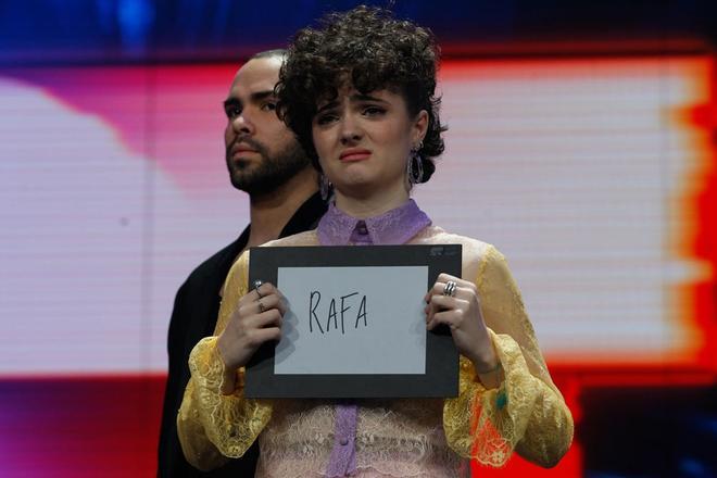 Anne nomina a Rafa en una de las galas de OT 2010