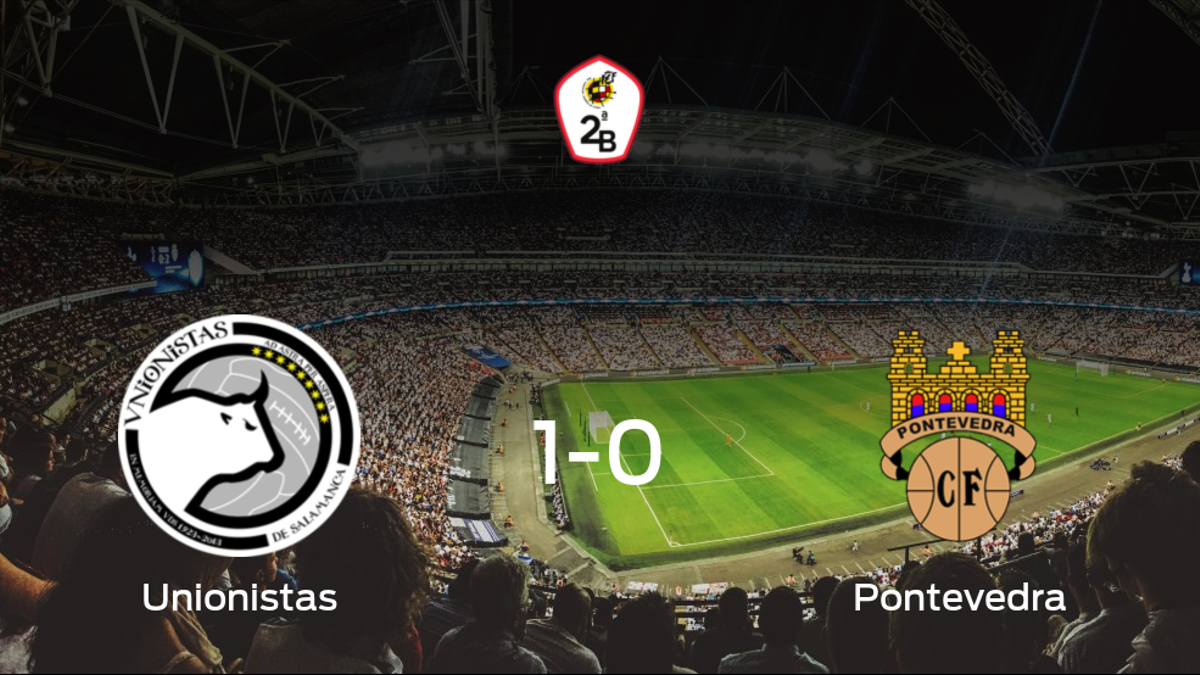 El Unionistas gana 1-0 al Pontevedra y se lleva los tres puntos