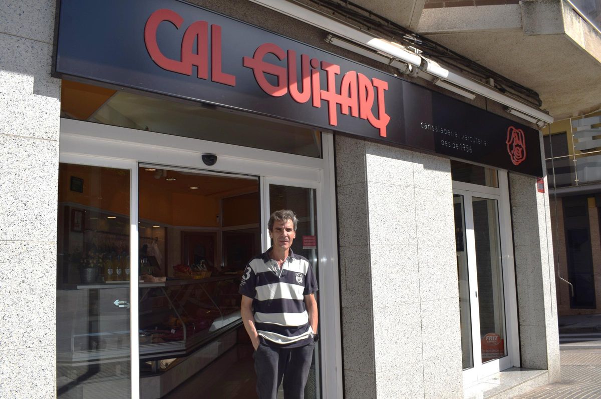 Ignasi Guitart, gerent, davant del nou establiment
