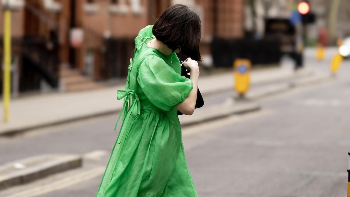 7 vestidos verdes de Mango para los 7 días de la semana