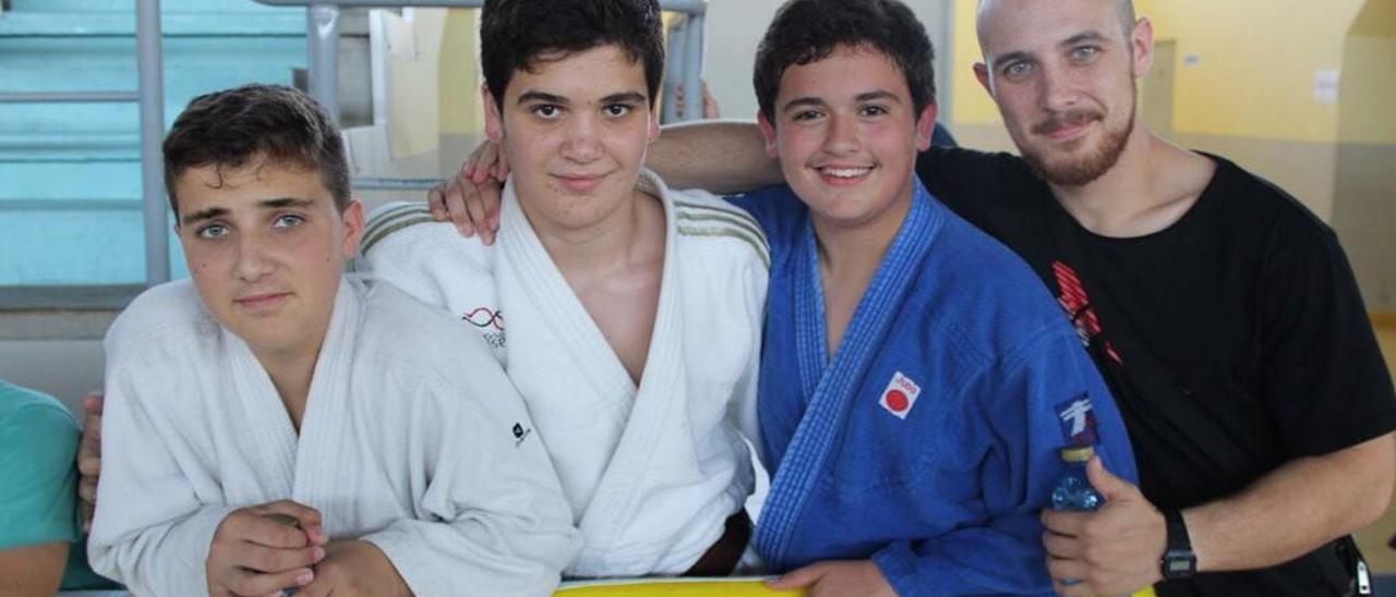 Judokas del club Tudense.