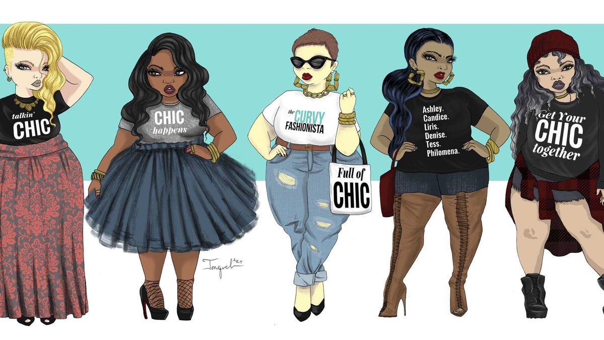 Jonquel Norqood, ilustradora curvy