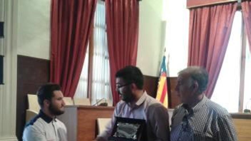 Homenaje al deportista  Raúl Amorós en Monóvar