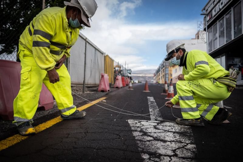 Obras de enlace entre Las Chafiras y Oroteandanes