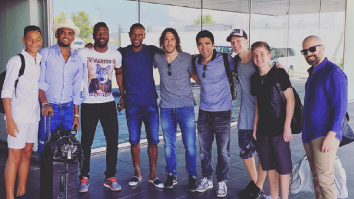 Eto'o, Deco, Puyol y Abidal, están en Turquía