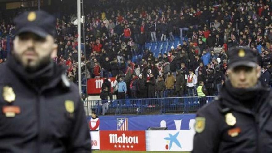 Detenidos por la reyerta entre ultras de Madrid