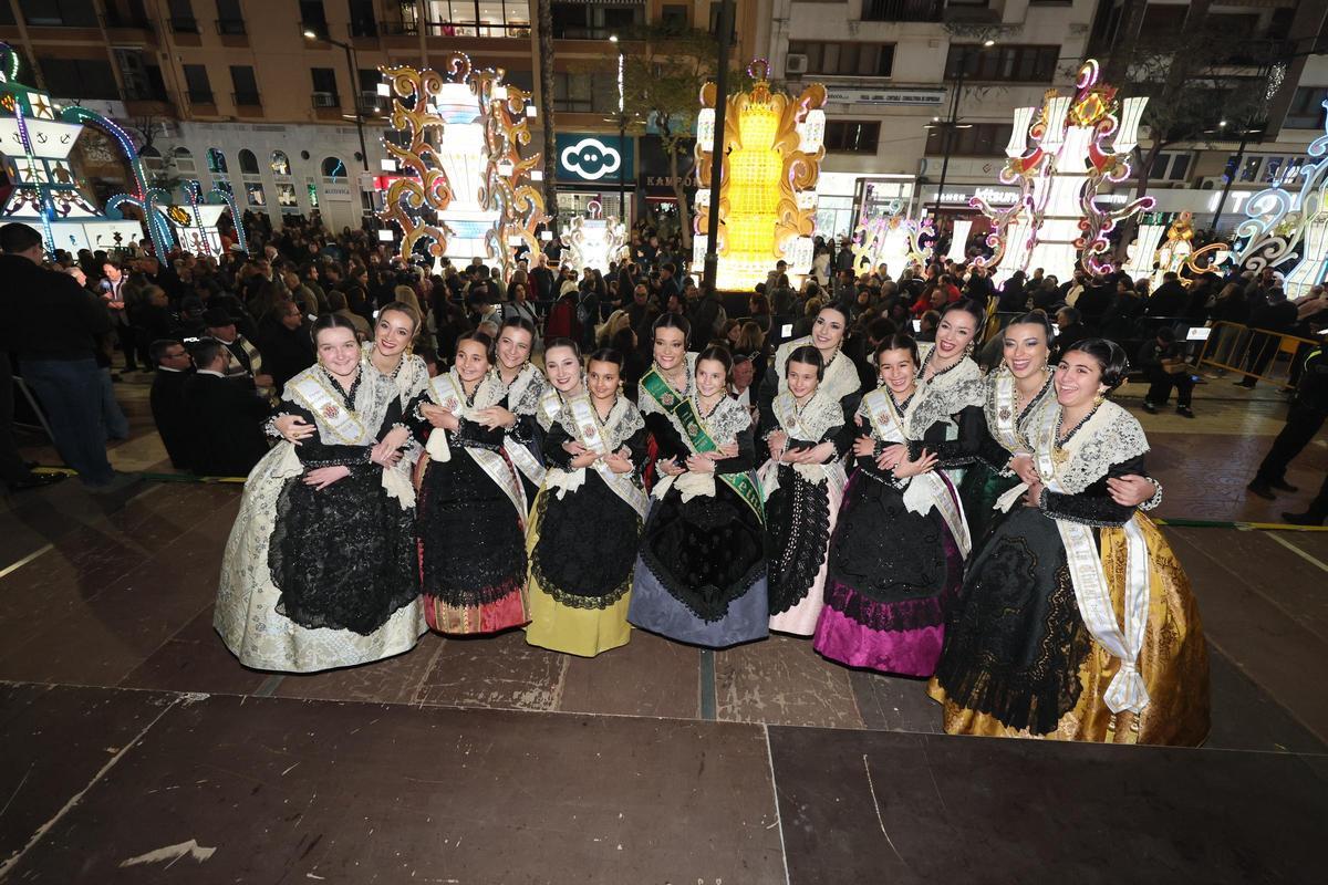 Galería: La Encesa de les Gaiates ilumina Castelló