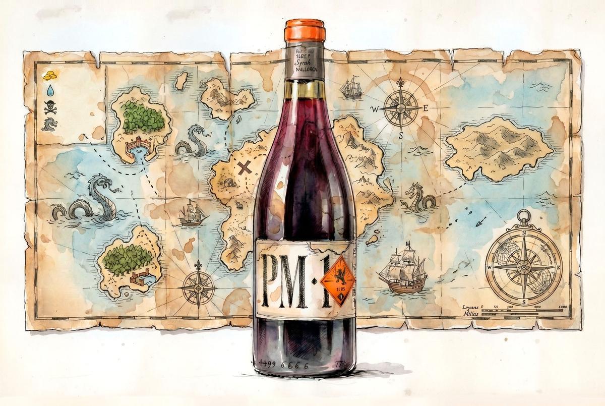 PM1 Syrah, de Tianna Negre, elaborado con la variedad mediterránea Syrah