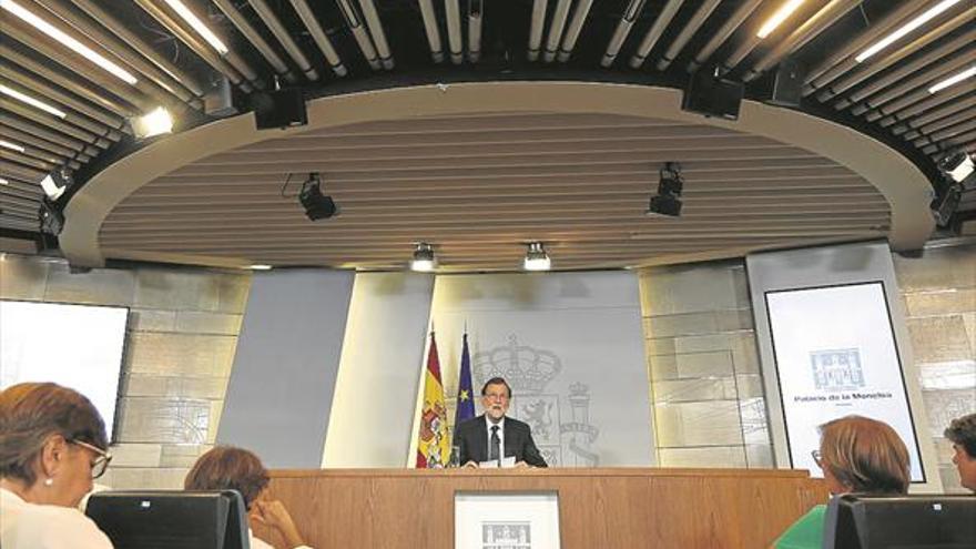 Rajoy buscará la estabilidad a pesar del problema con Cataluña