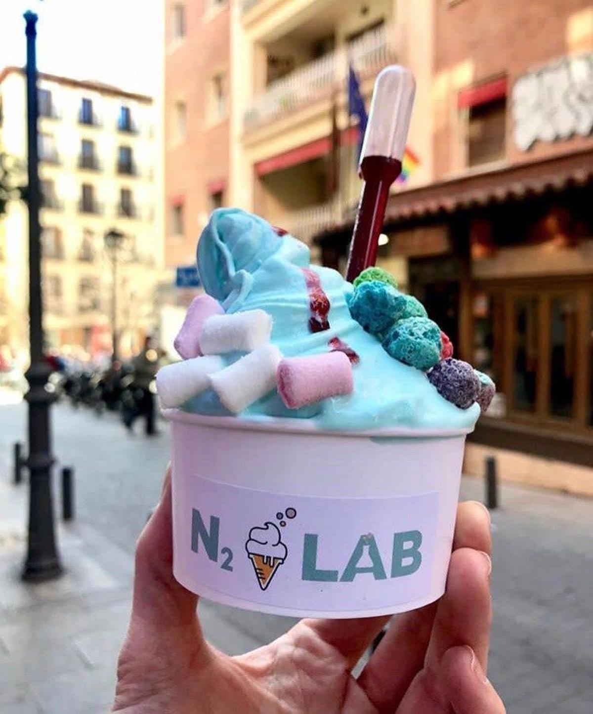 N2 Lab, la heladería que va a revolucionar Madrid con nitrógeno líquido