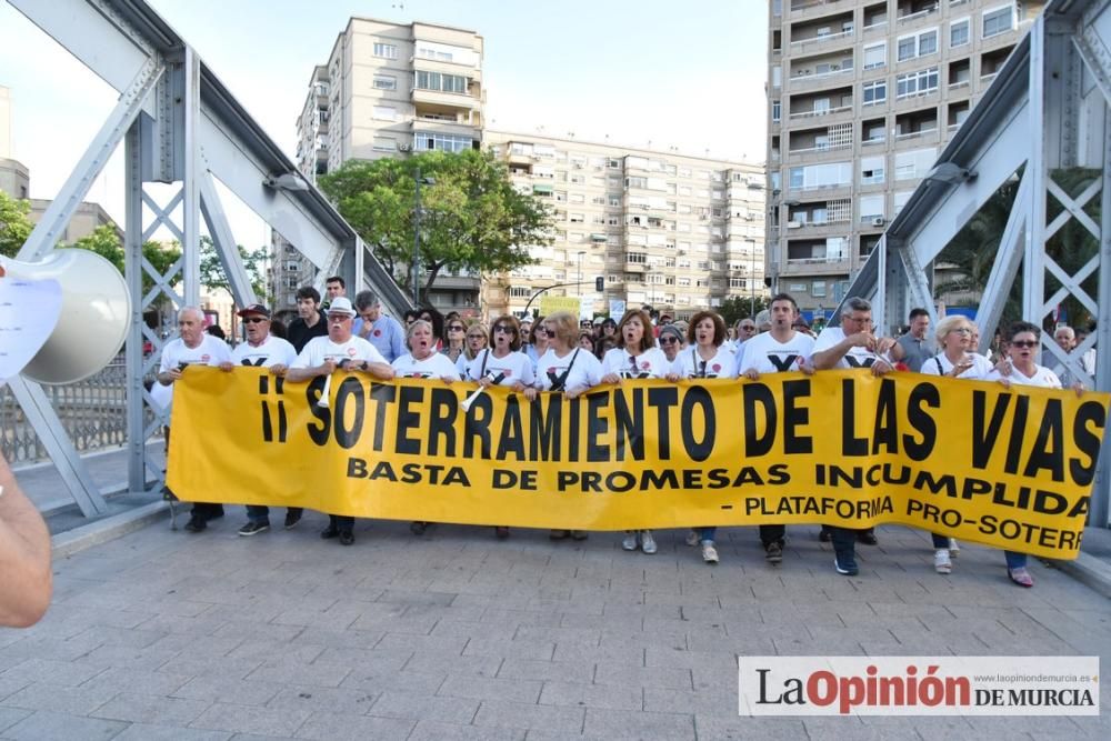 Manifestación por el Soterramiento en Murcia