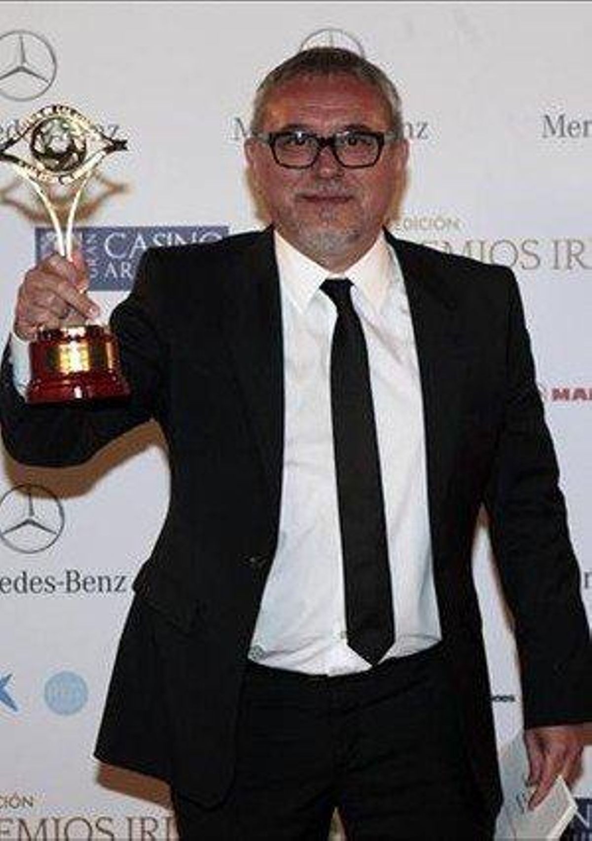 El director Jordi Frades, amb el guardó a la Millor Direcció per la sèrie ’Isabel’, de TVE-1, la segona part de la qual ja està rodant.