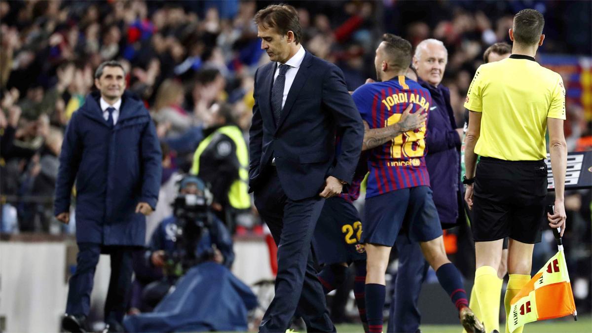 Lopetegui fue cesado tras ser vapuleado por el Barça