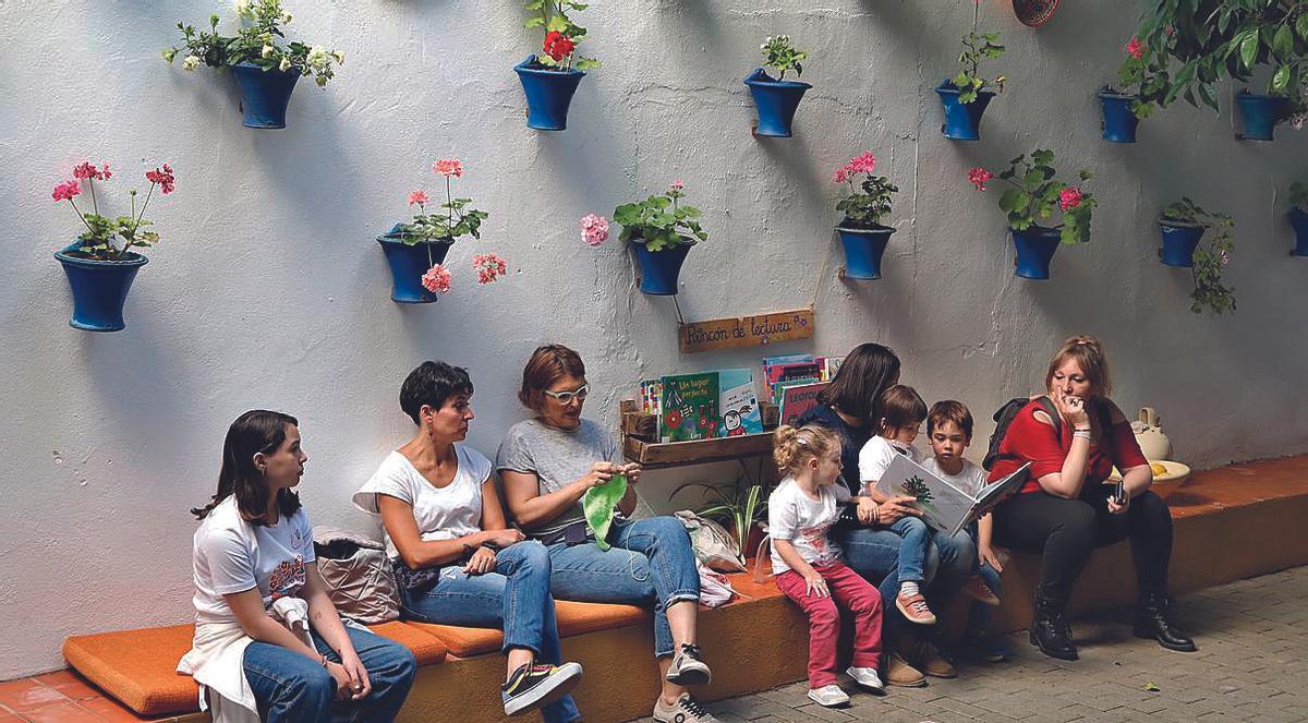 Actividad en el colegio López Diéguez, el año pasado.