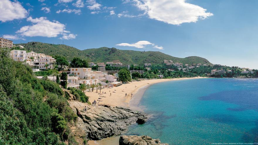 La platja de l&#039;Almadrava de Roses.