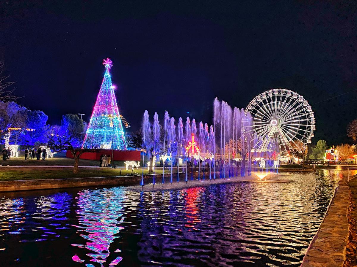 Luces navideñas en Torrejón de Ardoz, Madrid