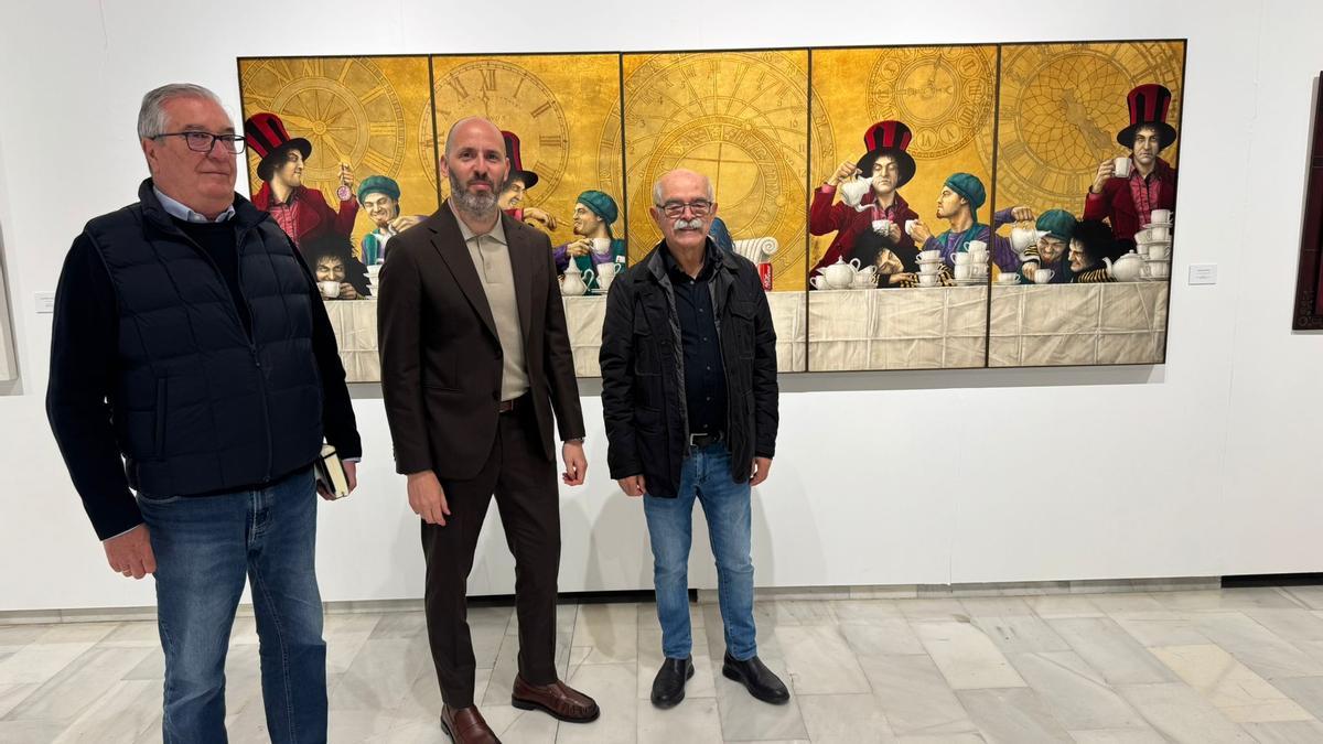 Inauguración de la exposición en el Teatro Cómico Principal de Córdoba.