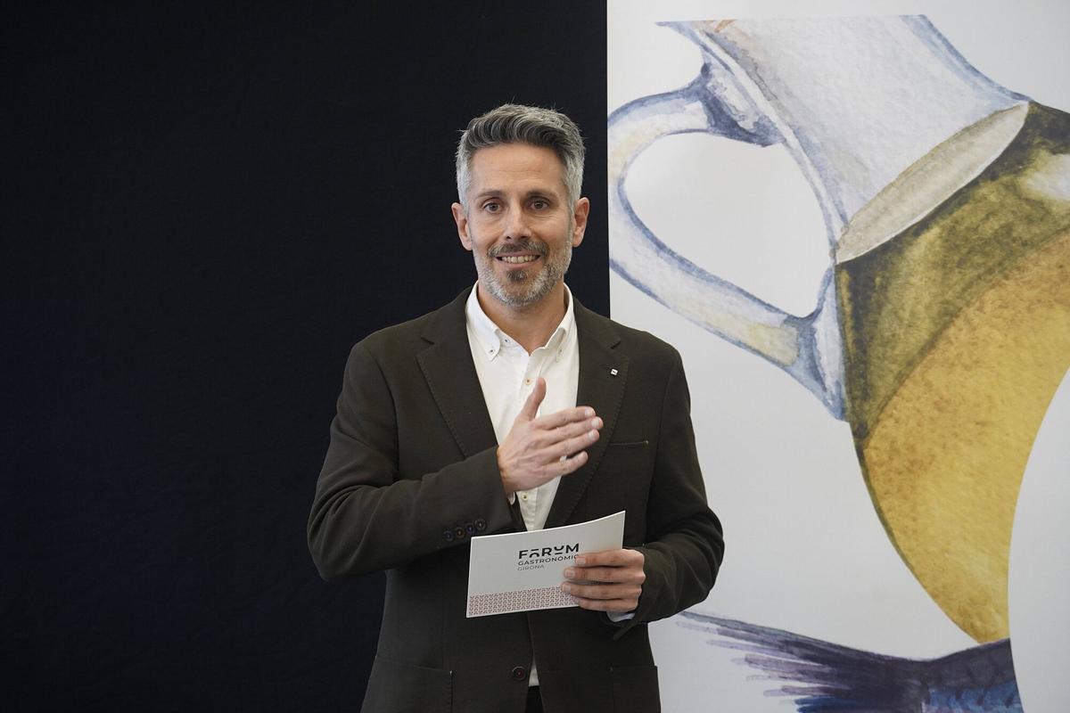 Girona. Escola d'Hostaleria presentació del Fòrum Gastronòmic protagonista l'escudella