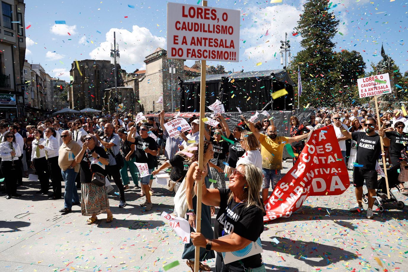 Las fiestas de A Peregrina llenan Pontevedra