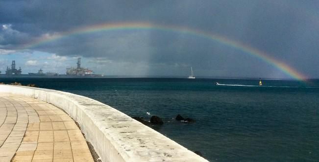 Arcoiris en la capital grancanaria