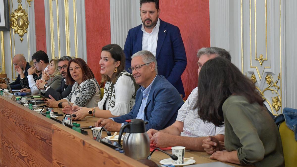 Último pleno del mandato 2019-2023 en el Ayuntamiento de Las Palmas de Gran Canaria