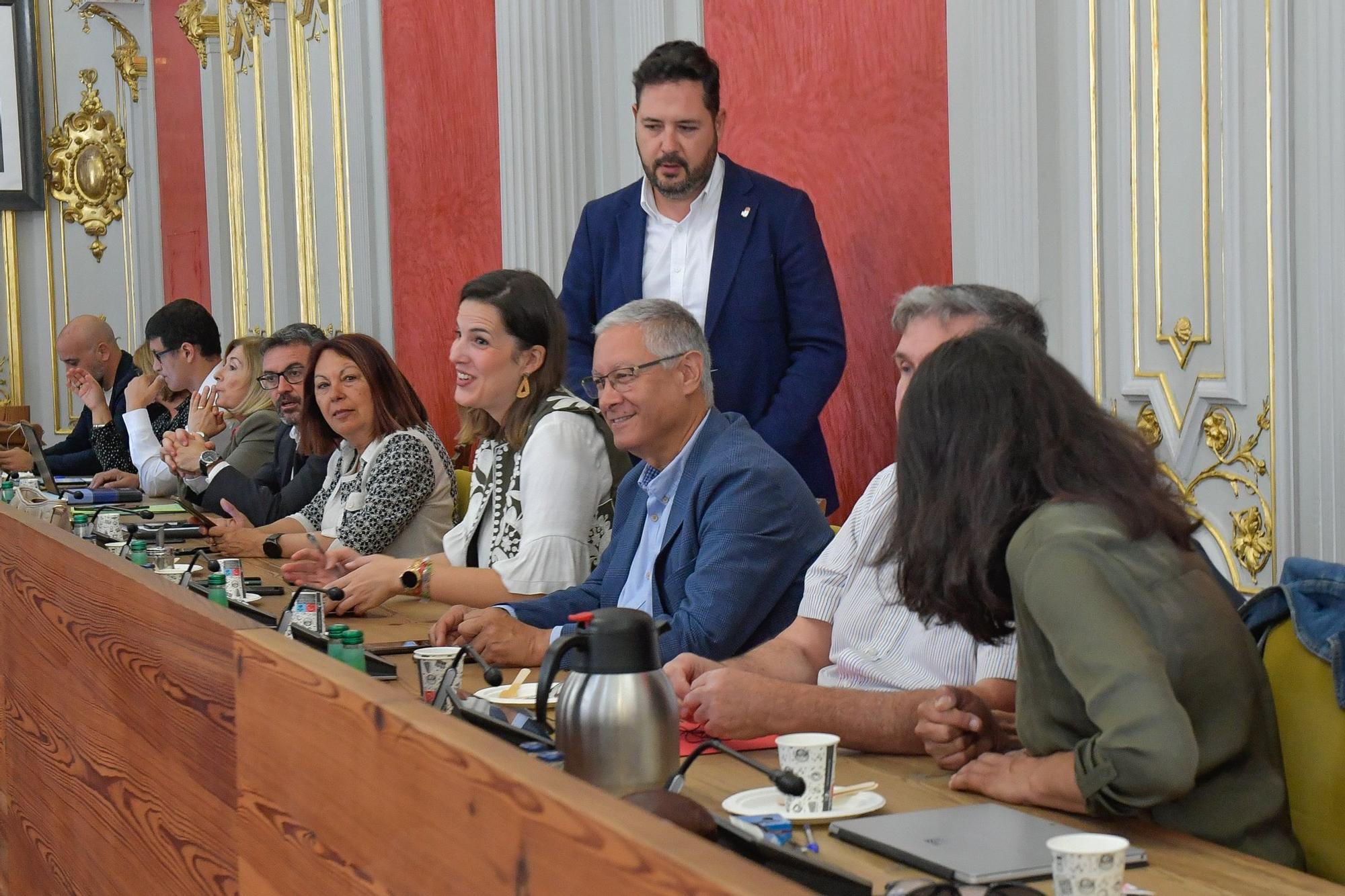 Último pleno del mandato 2019-2023 en el Ayuntamiento de Las Palmas de Gran Canaria