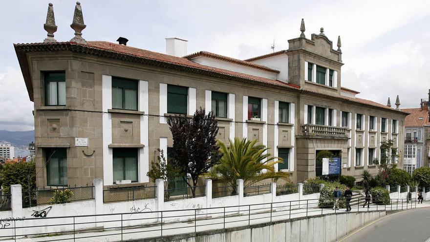 Vista del edificio de la Gota de Leche. // J. L.