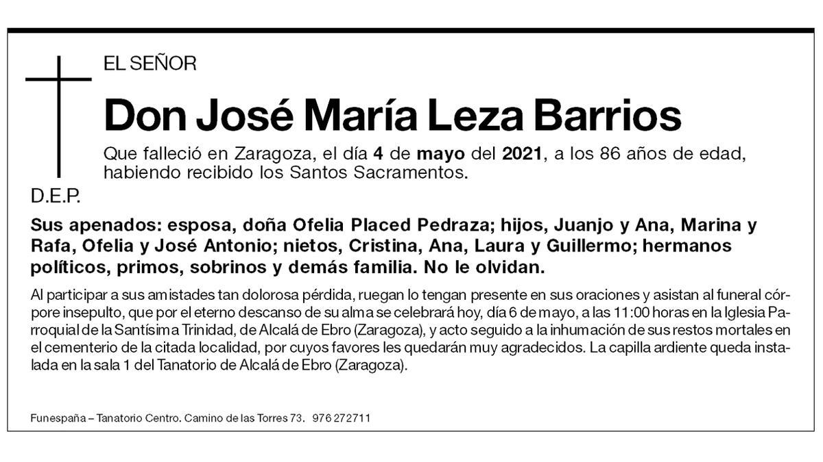 José María Leza Barrios