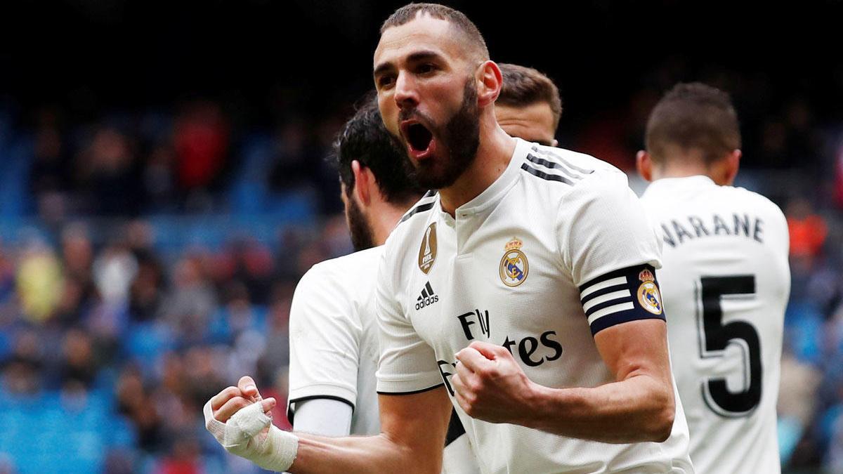 El delantero francÃ©s del Real Madrid, Karim BenzemÃ¡.