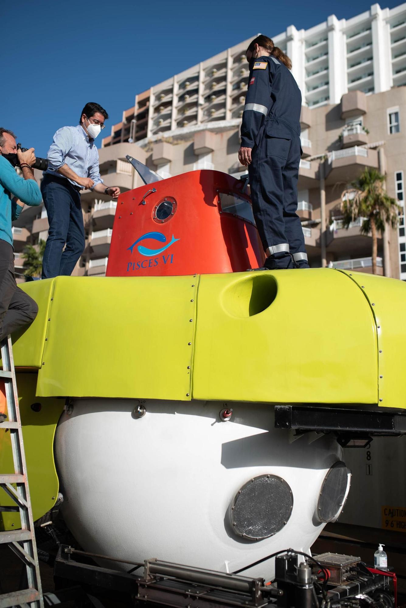 Un submarino para estudiar los fondos de Tenerife
