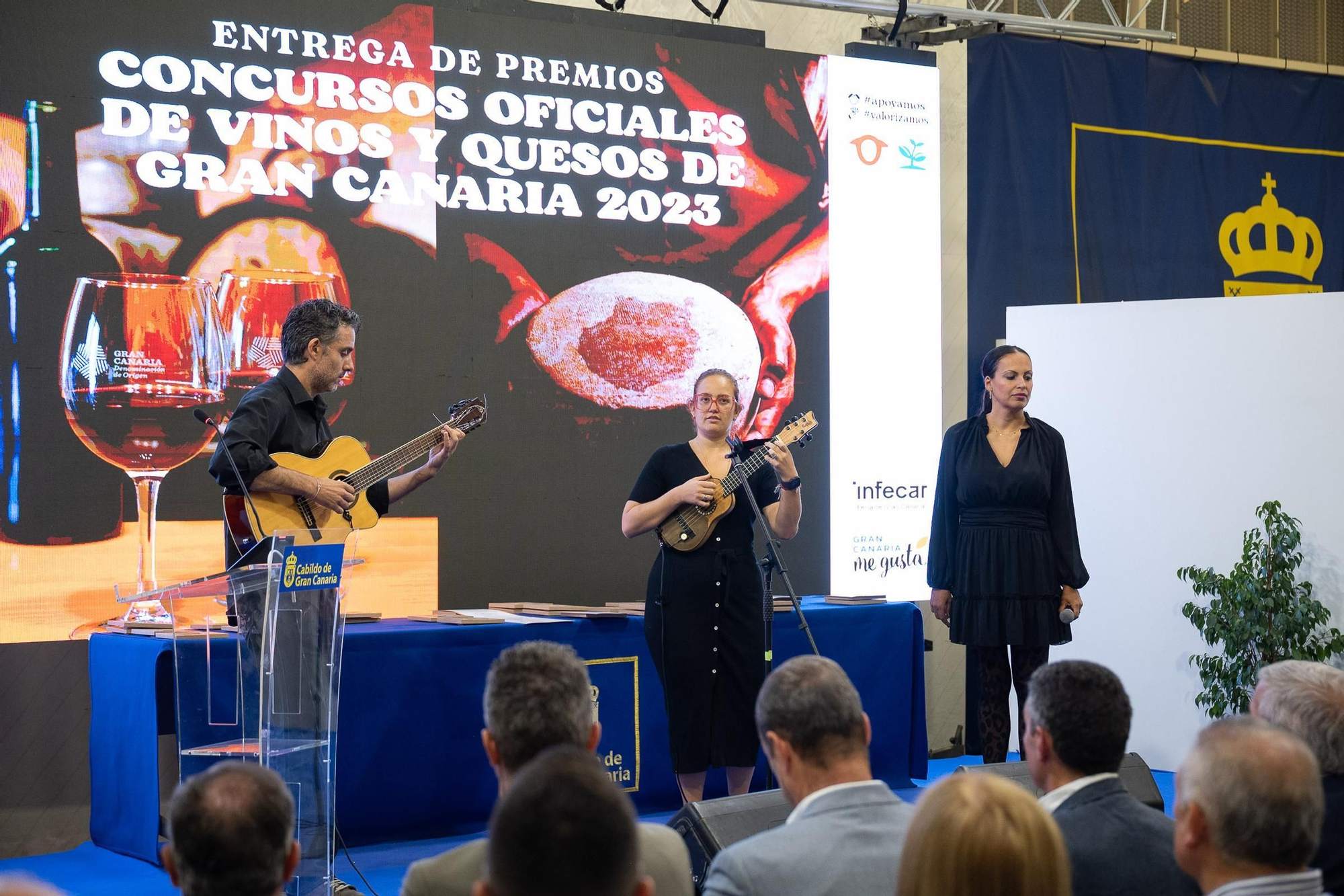 Entrega de premios de los concursos oficiales de queso y vino de 2023